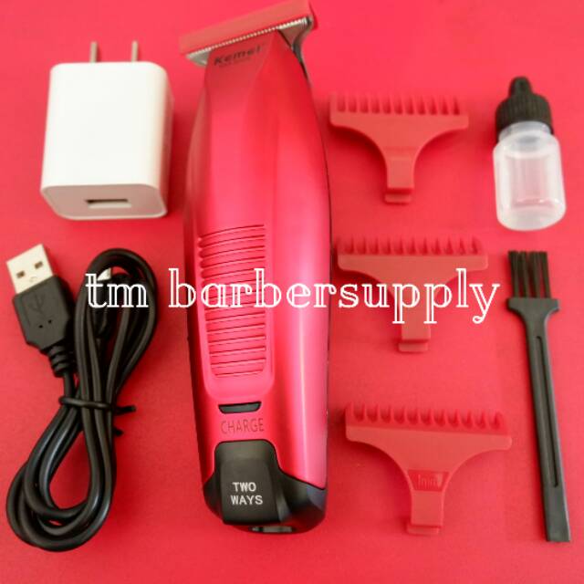 Kemei detailer cordless merah 5026 ORIGINAL