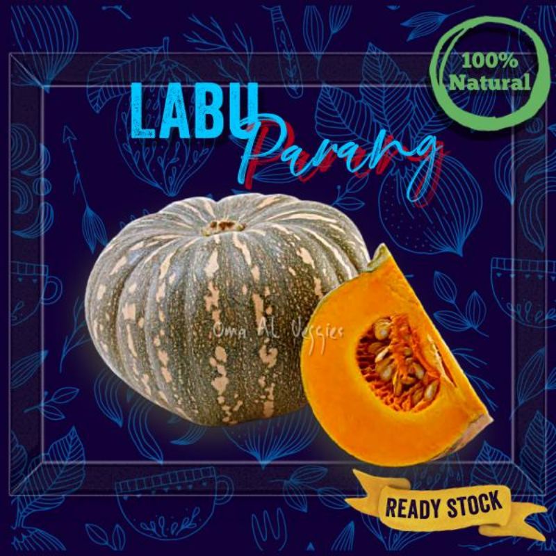 

BUAH LABU PARANG/ KUNING / FRESH YELLOW PUMPKIN PER 500-1000 GR