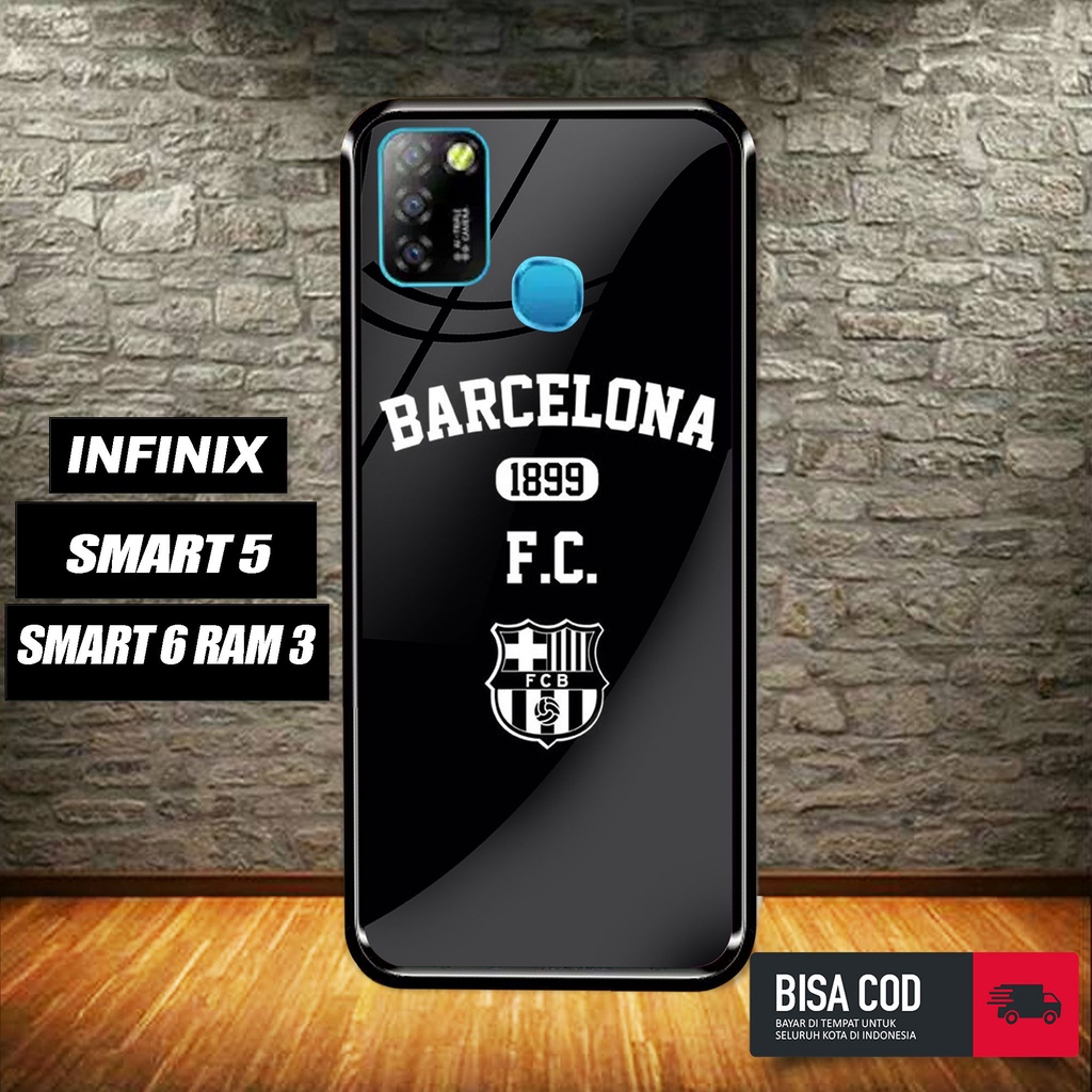 MJC - Case INFINIX SMART 6 RAM 3 / SMART 5 [BOLA BARCA] - Fashion Case INFINIX - Case Hp INFINIX - C