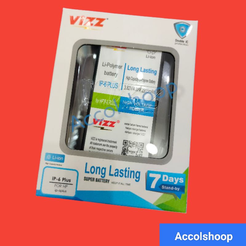 Baterai Batre Vizz Iph 6 Plus ORIGINAL Vizz