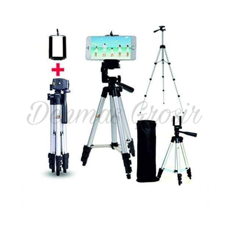 (COD)Tripod HP Holder U Kaki Stabilizer/Penyangga HP/Dudukan Hp