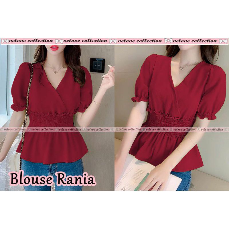 Blouse Vanda Fashion Wanita Kekinian Blouse Wanita Polos