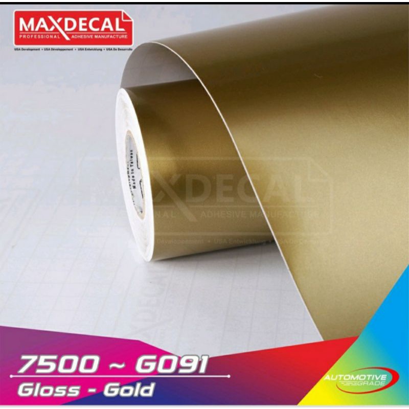 Sticker Stiker Skotlet Gold Maxdecal Max Decal 7500 G091 G 091