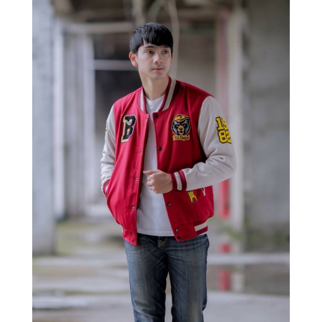 jaket baseball varsity bahan tebel terbaru vintage original the bojiel