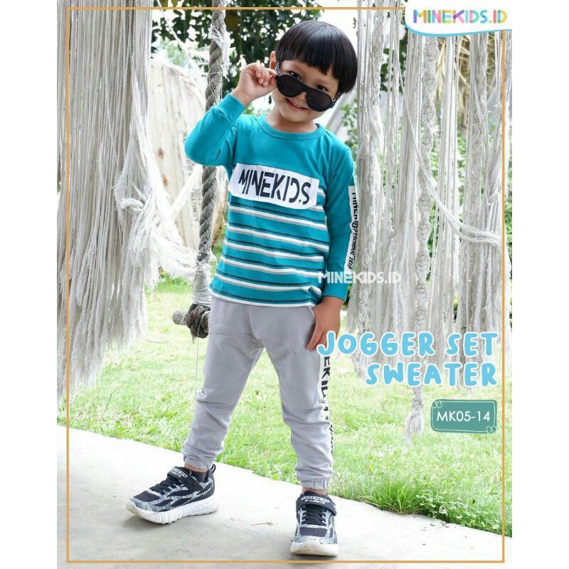 SETELAN ANAK JOGER MINIKIDS//SETELAN JOGER ANAK COWOK