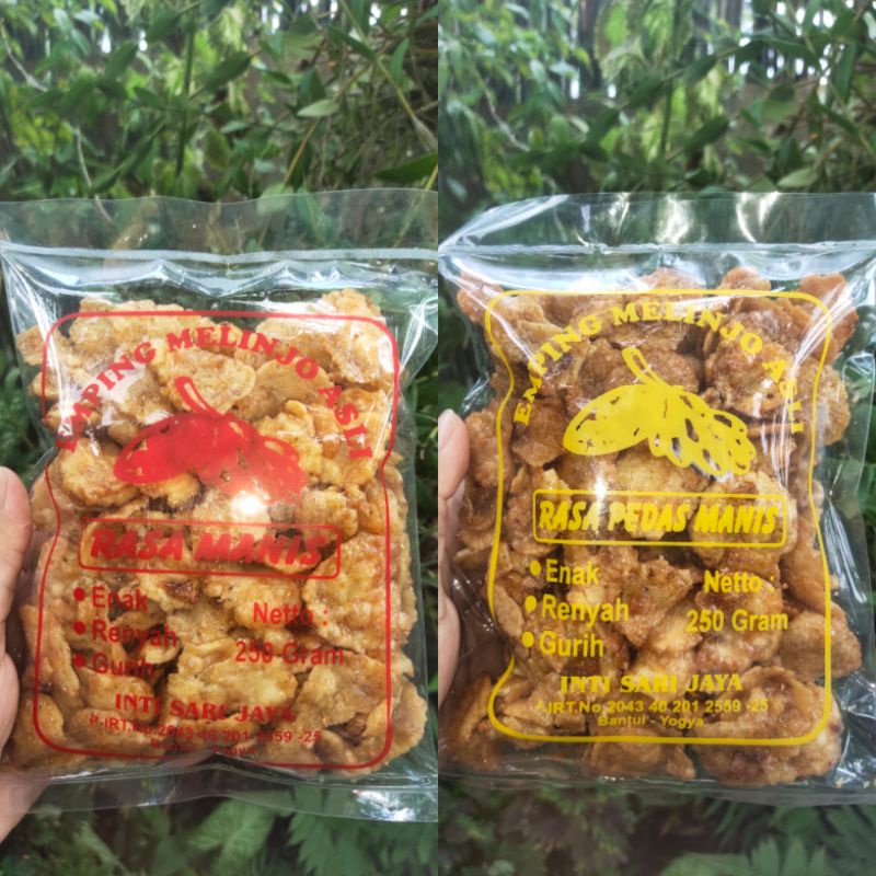 

EMPING GEPUK MELINJO MATANG 250 gram