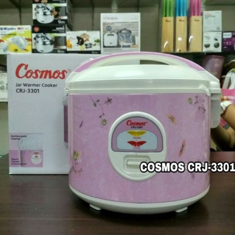 Cosmos Rice Cooker Non Stick CRJ-3301 1.8L