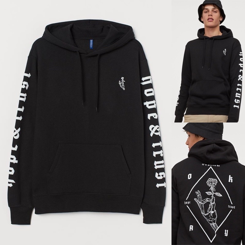 Hoodie Hope And Trust H*M