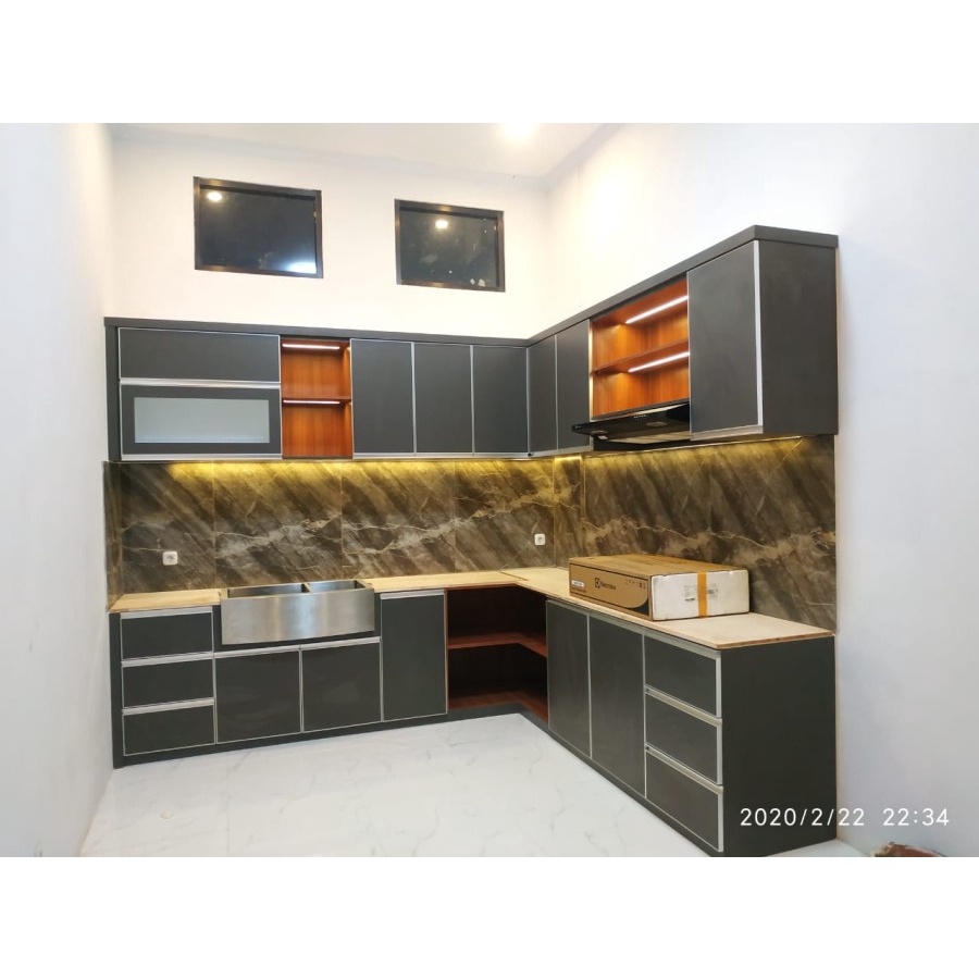 Kitchen Set Modern Custome Finishing HPL