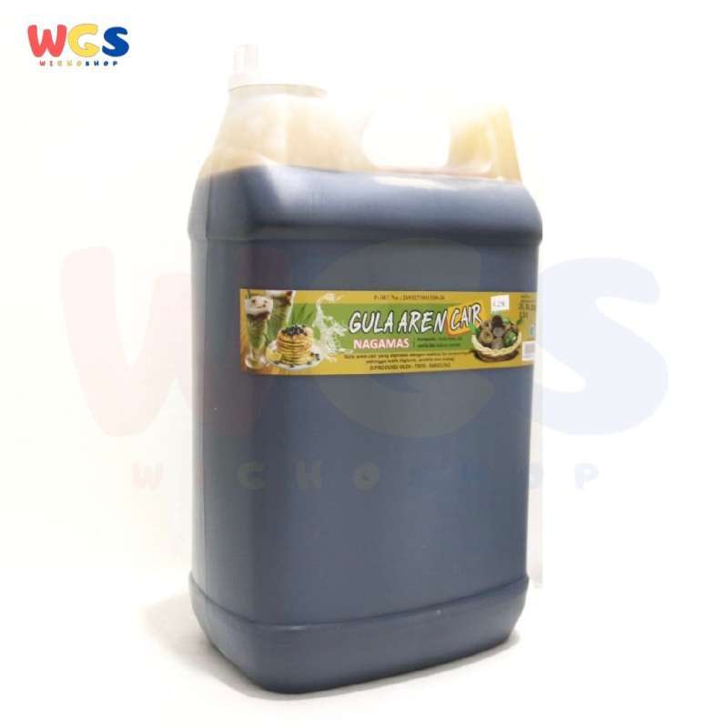 Nagamas Liquid Natural Palm Sugar Gula Aren Cair Asli 5 ltr - Halal