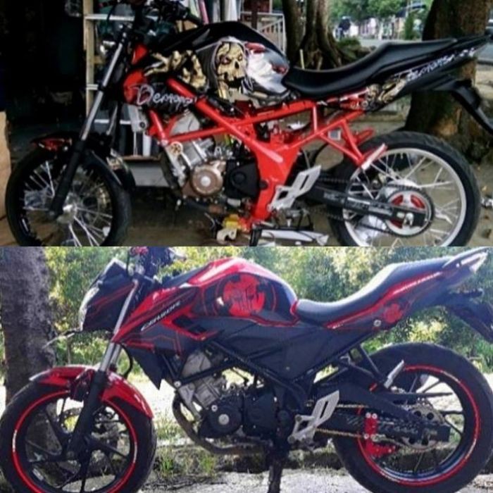 TERBARU STRIPING CB150R CB 150 R ALL NEW 2016 2017 STREETFIRE VARIASI HONDA