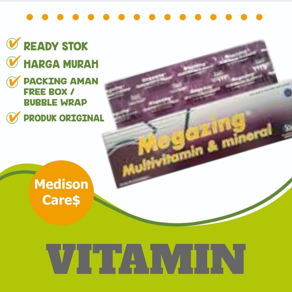 megazing multivitamin mineral | per box