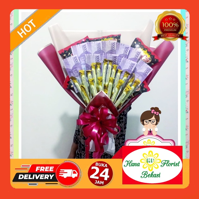 

bouquet uang dan snack tambun bekasi