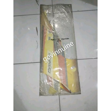 striping stiker sticker lis honda supra x 125 d 125d injection hitam orange oren 2005 2006 ori asli