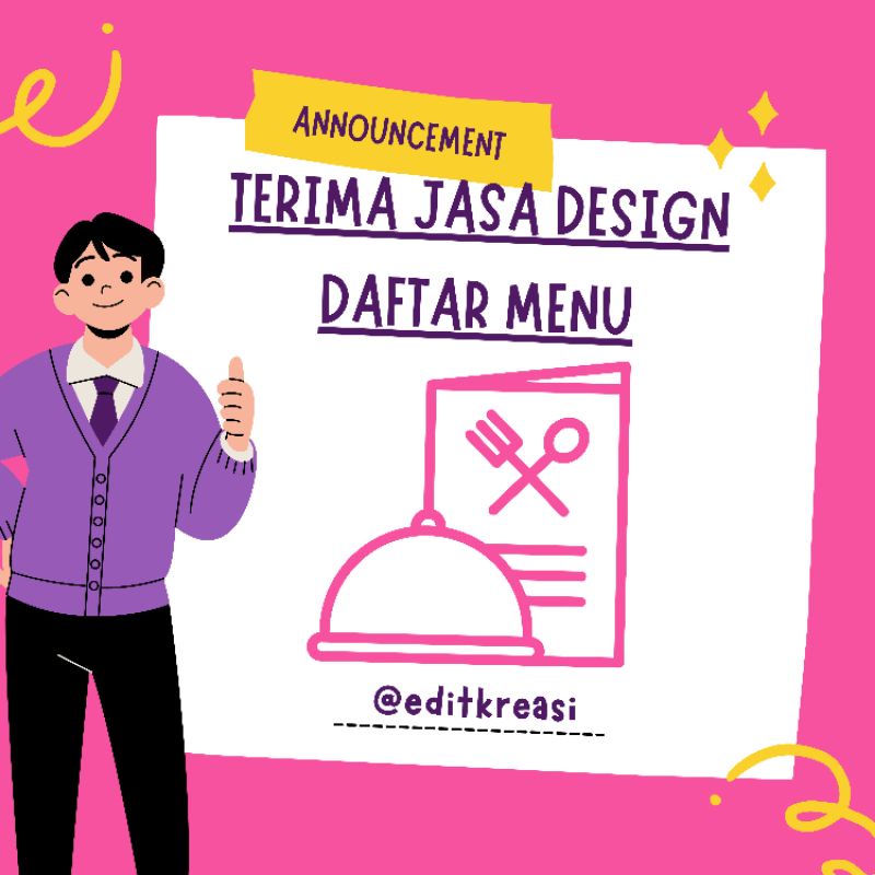 Jasa Design Daftar Menu