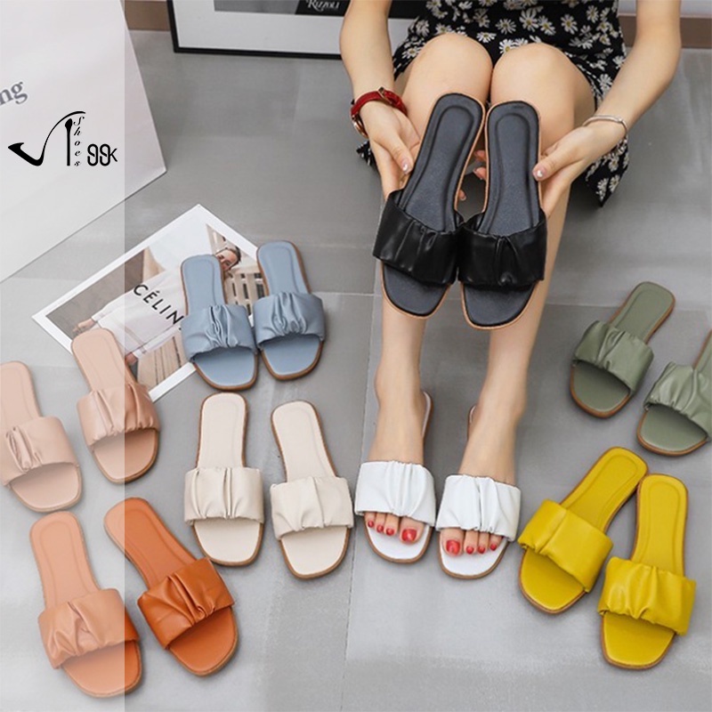 Korean Slip Sandals / Sandal Wanita 5053 (Size 36-40)