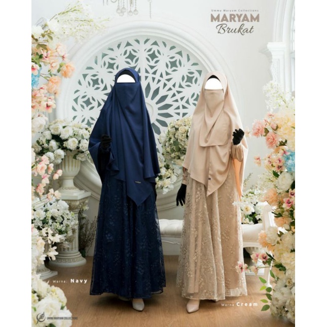 Gamis set *Mayam Brukat* by Ummu Maryam Collection