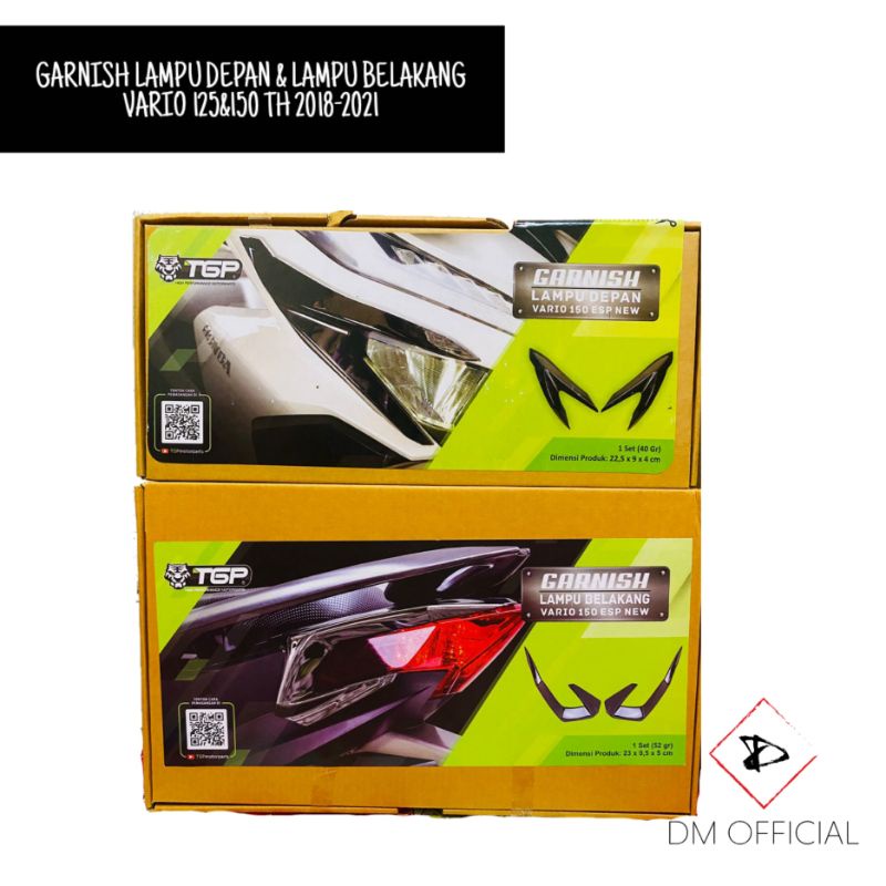 GARNISH LAMPU SEIN DEPAN & LAMPU BELAKANG VARIO 125/150 TH 2018-2021 • VARIASI HIASAN LAMPU DEPAN & 