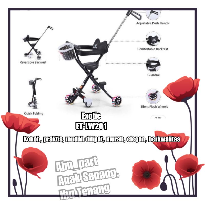 Stroller | Exotic Lw 201 | Mini Stroller Modern Minimalis Exotic