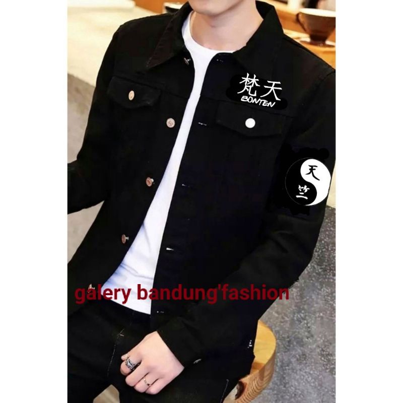 [COD]Best Seller jaket terbaru 2023 Jaket Jeans jaket Denim jaket hitam sablon jaket terbaru Dengan 