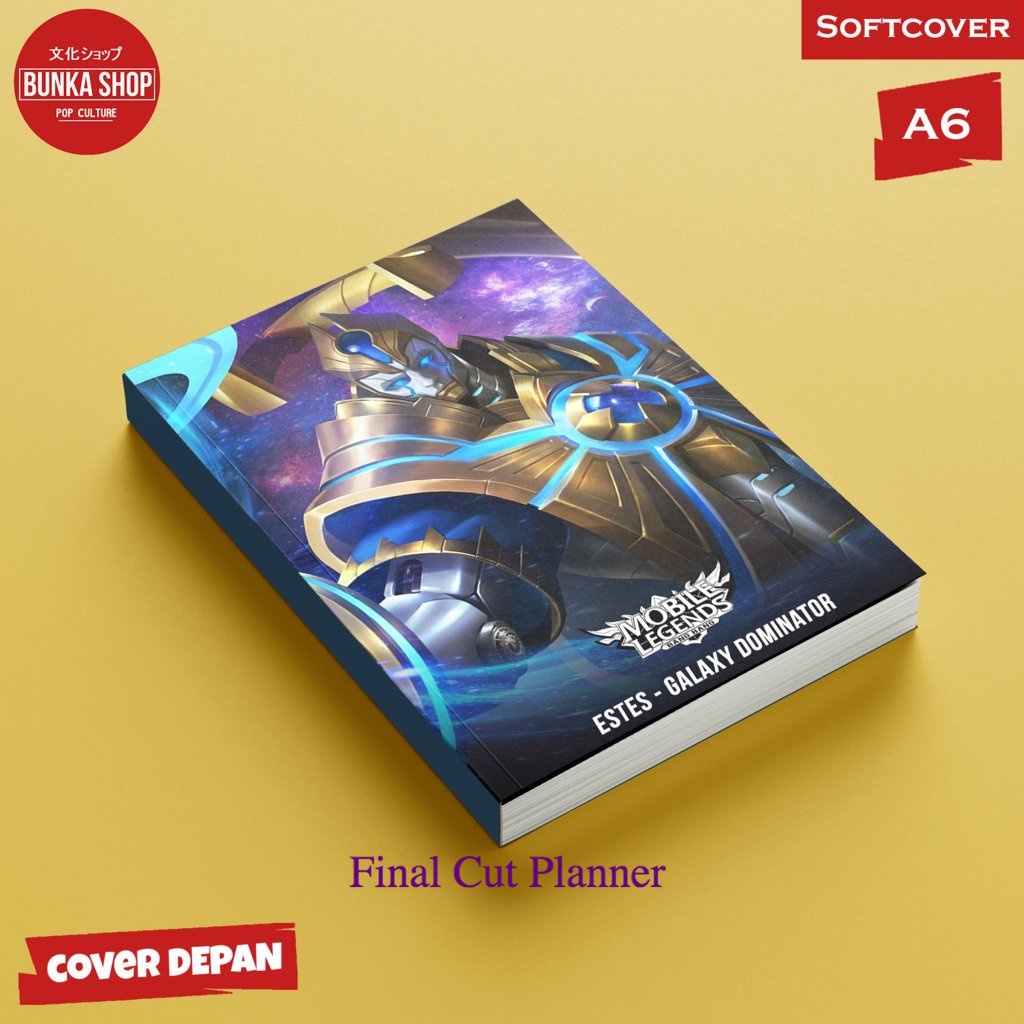 

Pocket Note Mobile legends Estes galaxy Nominator Softcover A6 Buku tulis catatan Notes Agenda Planner Jurnal