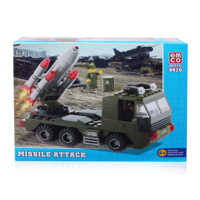 EMCO 8820 MISSILE ATTACK BRIX TENTARA KENDARAAN PERANG ORIGINAL