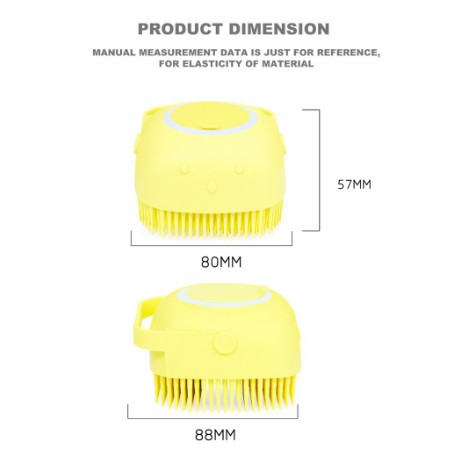 TBOSS Sikat Mandi Silikon Bath Shower Silicone / Shower Brush Gosokan Mandi Silikon