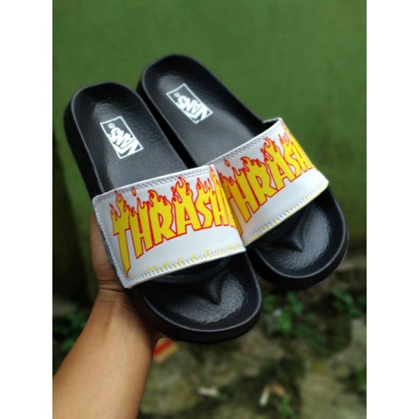 Sandal Vans Thrasher Sendal Pria Kekinian Sandal Slide Pria