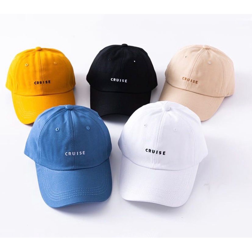 Unisex Hat Soft Bordir Cruise Baseball