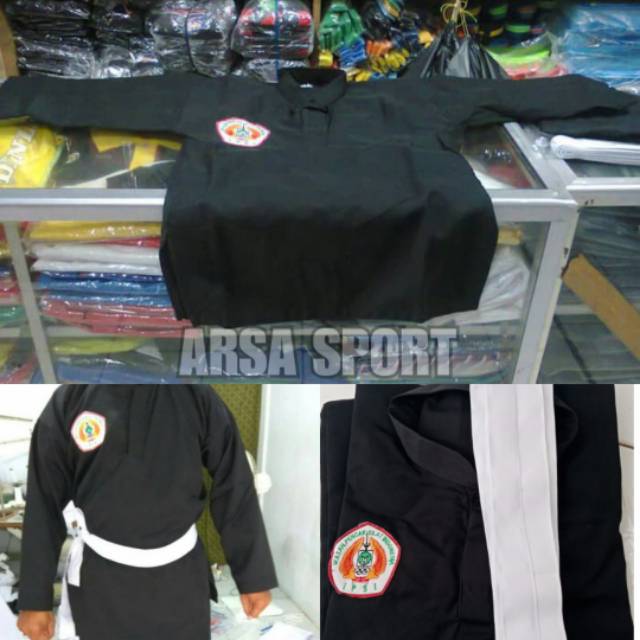 Baju Silat  Size XXL Pakaian Pencak Silat Hitam IPSI