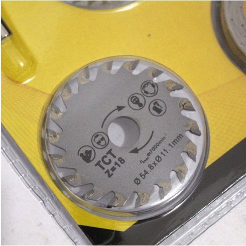 Mata Bor Mini Gerinda Kayu 3pcs Circular Saw Blade Multi Cutter Saw Blade 3pcs 54.8mm HSS Cutting SOLID