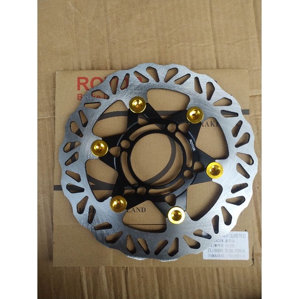 piringan depan rotor uk220mm (jupiterz, mx) atau beat/mio (menggunakan breket)