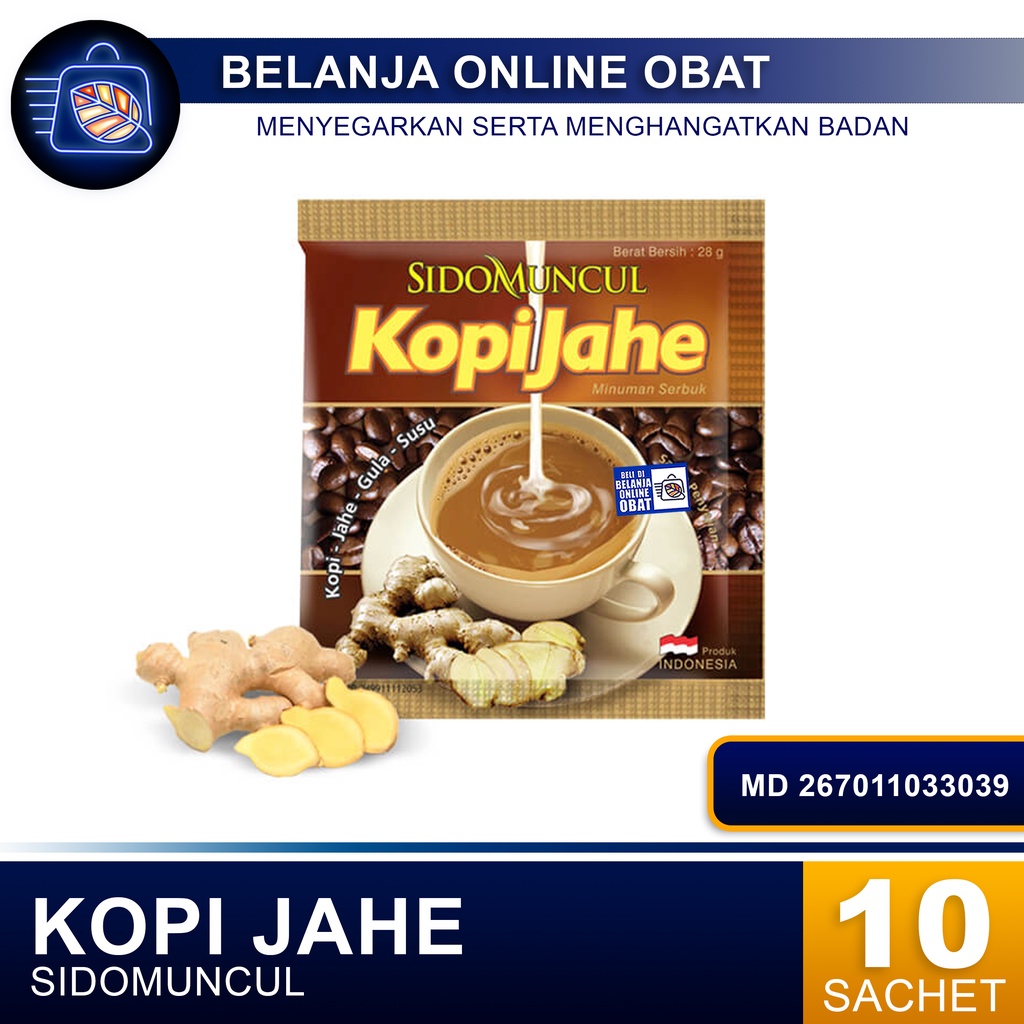 

SIDO MUNCUL KOPI JAHE 10's // Minuman Penghangat Badan