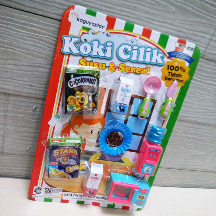 Mainan Anak Koki Cilik Susu &amp; Sereal | Masak-Masakan Sarapan Susu &amp; Sereal | Mainan Peralatan Dapur