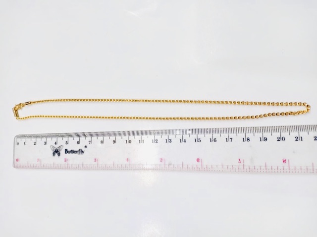 Kalung wanita // kalung pj 45cm // lapis emas // perhiasan // kalung