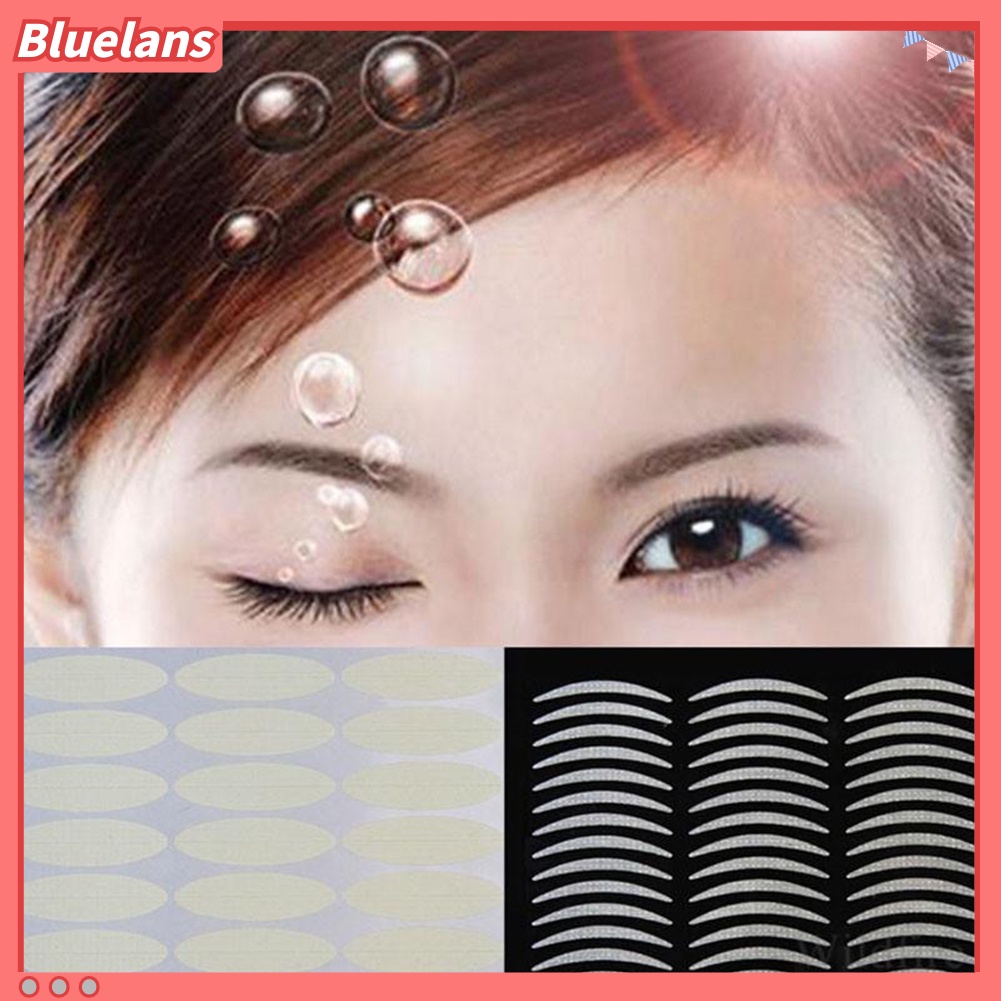 Bluelans 48Pcs Stiker Kelopak Mata Ganda Super Lengket Untuk Alat Makeup Kecantikan