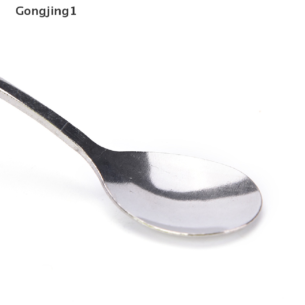 Gongjing Sendok Tehkopies Krimdessert Gagang Panjang 116cm Bahan Stainless Steel