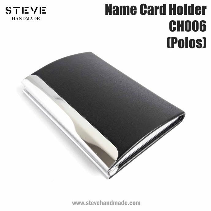 

[[COD]] Tempat Kartu Nama PU Leather + Stainless Steel Card Holder CH006 NEW Kode 612