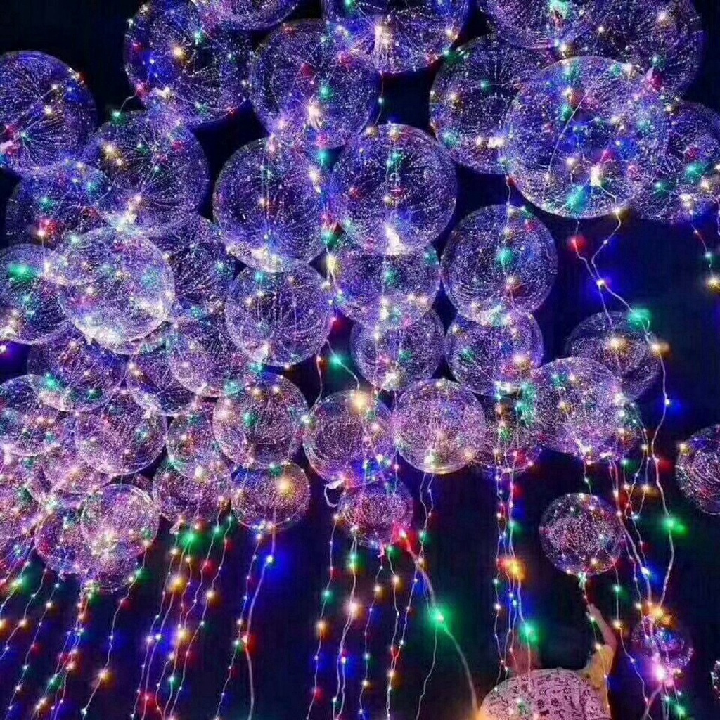 Balon Helium Dengan Lampu Led Luminous Untuk Dekorasi Natal