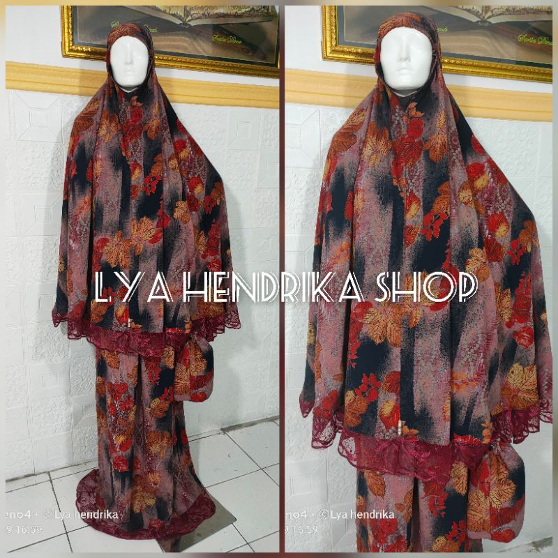 Mukena rayon adem jumbo bordir