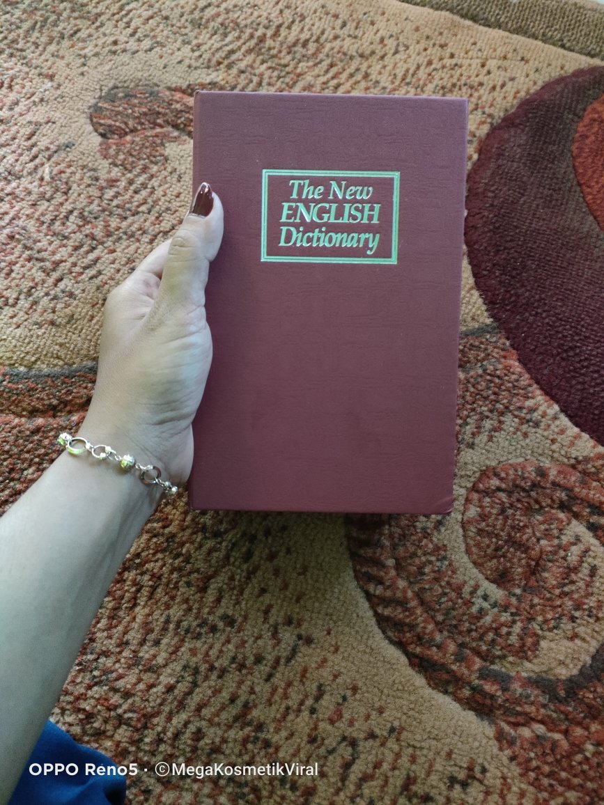 Berangkas Unik Bentuk Buku Kamus Tempat Penyimpanan Hp Uang Duit Emas Brangkas Brankas Berankas Box