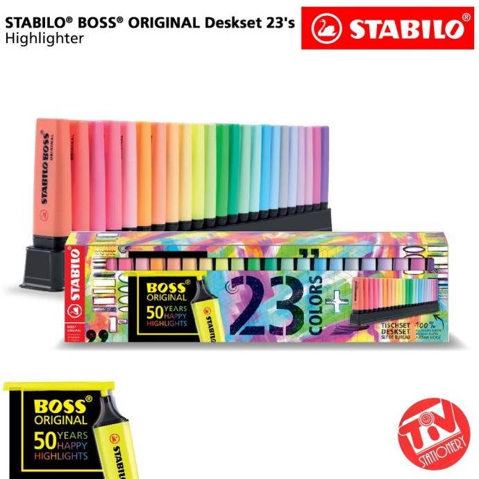 

Highlighter Stabilo BOSS Original Deskset 23 Colors - Limited Edition