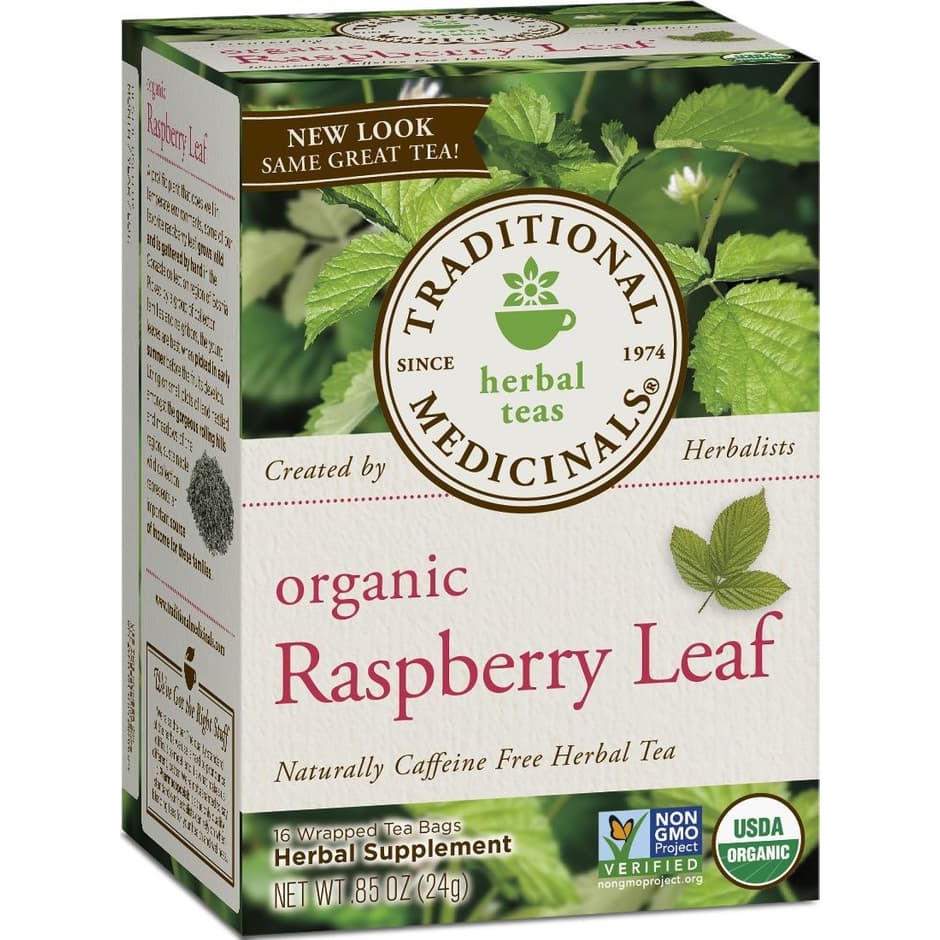 

Traditional Medicinals Organic Raspberry Leaf Tea Teh Organik