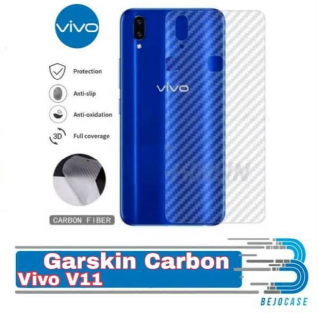 Garskin Carbon Vivo V11 - Skin Carbon Vivo V11 Biasa - SC