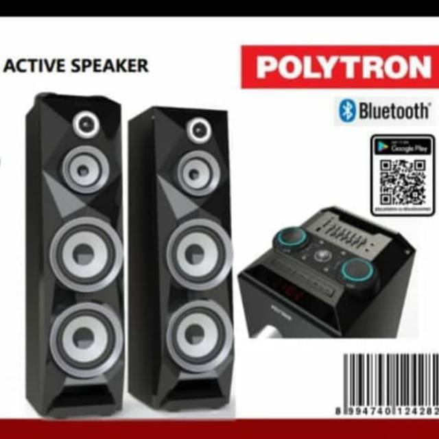 SPEAKER POLYTRON SPEAKER AKTIF PAS 8B28 USB BLUETOOTH KARAOKE MULTIMEDIA XBR