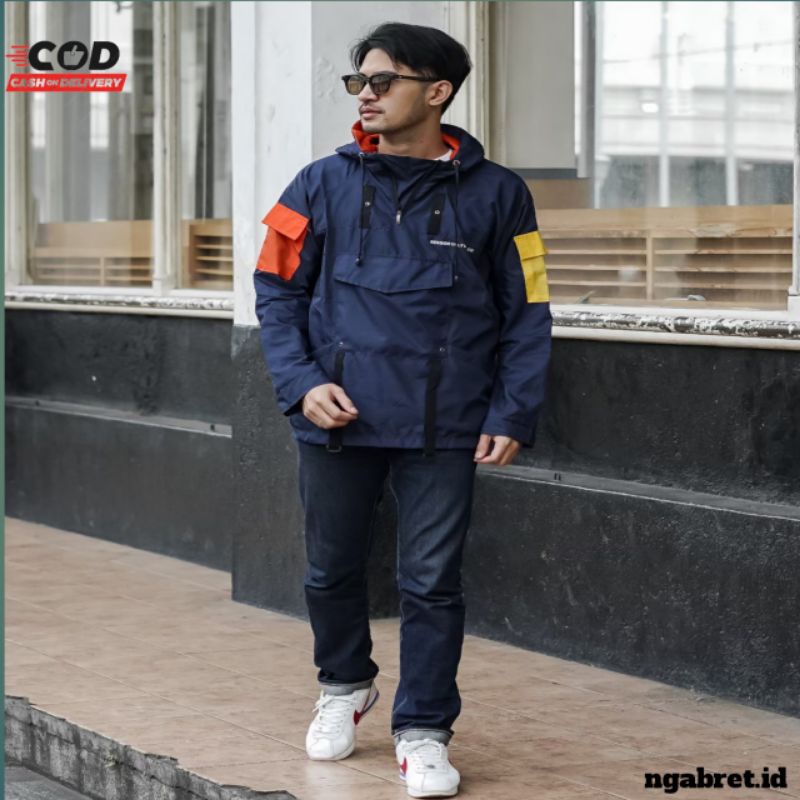 Jaket cagoule pria original sensor jaket terbaru pria dewasa masakini