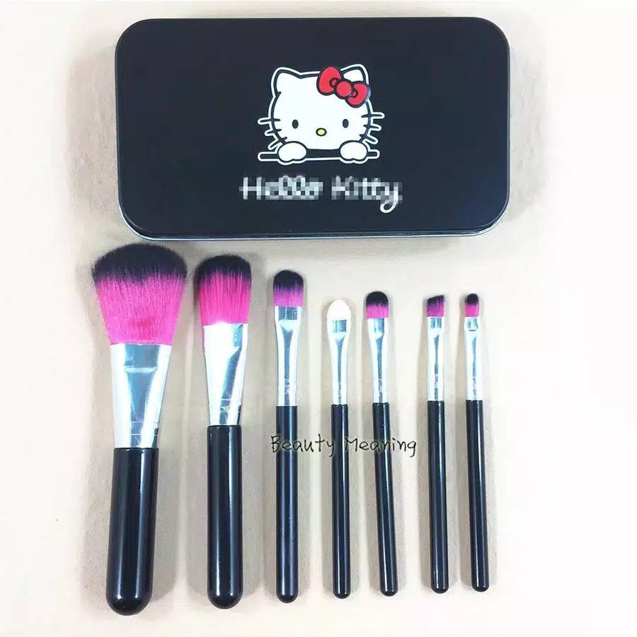 (COD) !! BRUSH MINI 7/8 SET ALAT KUAS BRUSH MAKE UP WANITA MALLSHOPPING