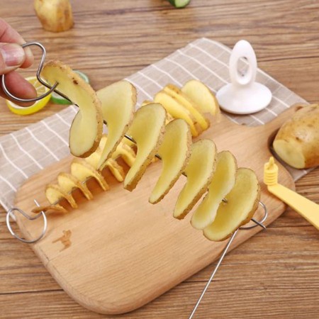 Spiral Potato Slicer alat potong kentang goreng kekinian spiral