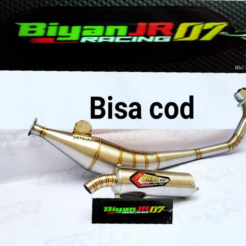 knalpot creampie satria hiu satria r satria 2 tak stenlis creampie
