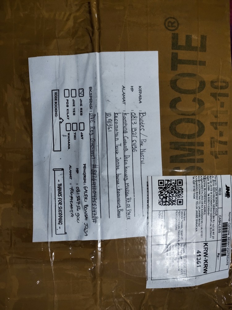 Alat Bonsai Gergaji Lokal Lengkung Gagang Kayu